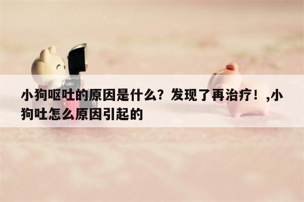 小狗呕吐的原因是什么？发现了再治疗！,小狗吐怎么原因引起的  第1张